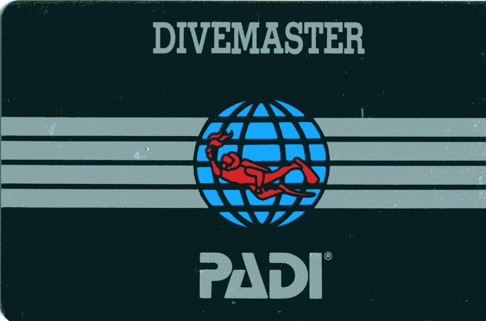 PADIダイブマスターカード１